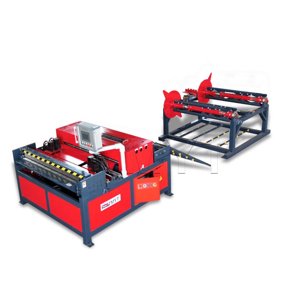MYT Air Duct Auto HVAC Duct Production Machine Line 3 Galvanized Angle Steel Hvac System Round